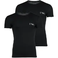 Emporio Armani 2er Pack T-Shirt in Schwarz XL