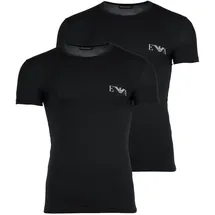 Emporio Armani 2er Pack T-Shirt in Schwarz XL