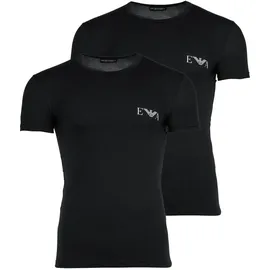 Emporio Armani 2er Pack T-Shirt in Schwarz XL