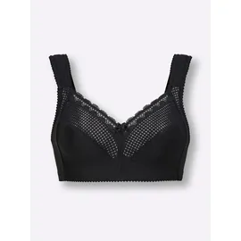 MISS MARY Damen, Gr. 105, Cup C, schwarz, 34% Polyamid, 30% Baumwolle, 20% Polyester, 16% Elasthan, BHs
