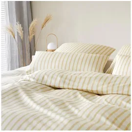 ELEGANTE Naturally Gestreift Gelb 40 x 80 cm