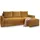 masseno Ecksofa Potaro Polyester 3-Sitzer Gelb