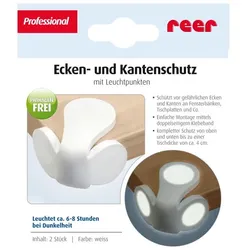 REER Kinder Eckenschutz, leuchtend aus Schaumstoff 2 Stück