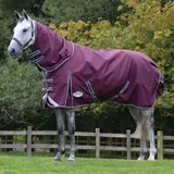 Weatherbeeta Comfitec Plus Dynamic II Detach-A-Neck Medium/Lite 100g - maroon/grey/white, 95