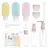 CareHabi 11 Stück Reiseflaschen Zum Befüllen Set, Reisen Flaschen 30/50/60/80ml, Kleine Creme Dosen, Transparente Sprühflasche, Pumpspender Shampoo, Reise Zubehör für Kosmetik