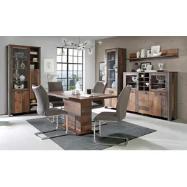 Forte Clif Wandregal 160 x 25,6 x 21,9 cm Braun