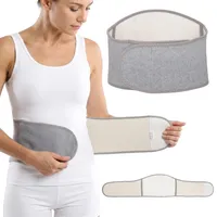 Healifty Nierenwärmer Nierenschutz Rückenwärmer Wärmegürtel Elastische Bauch Taille Unterstützung Größe L