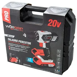 Worgrip Schlagbohrmaschine inkl. 2 x 1,5 Ah