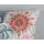 Muller Textil Ralvira Blumen/Blätter/Grau 135 x 200 cm + 2 x 80 x 80 cm