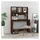 vidaXL Schreibtisch mit Regal Braun Eiche 102x45x148 cm Holzwerkstoff