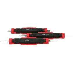 Universal Kabel-Entriegelungswerkzeug-Satz, 3-teilig