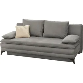 Jockenhöfer Schlafsofa Polyester 2-Sitzer Grau