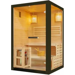 SANOTECHNIK Sauna PANORAMA BLACK