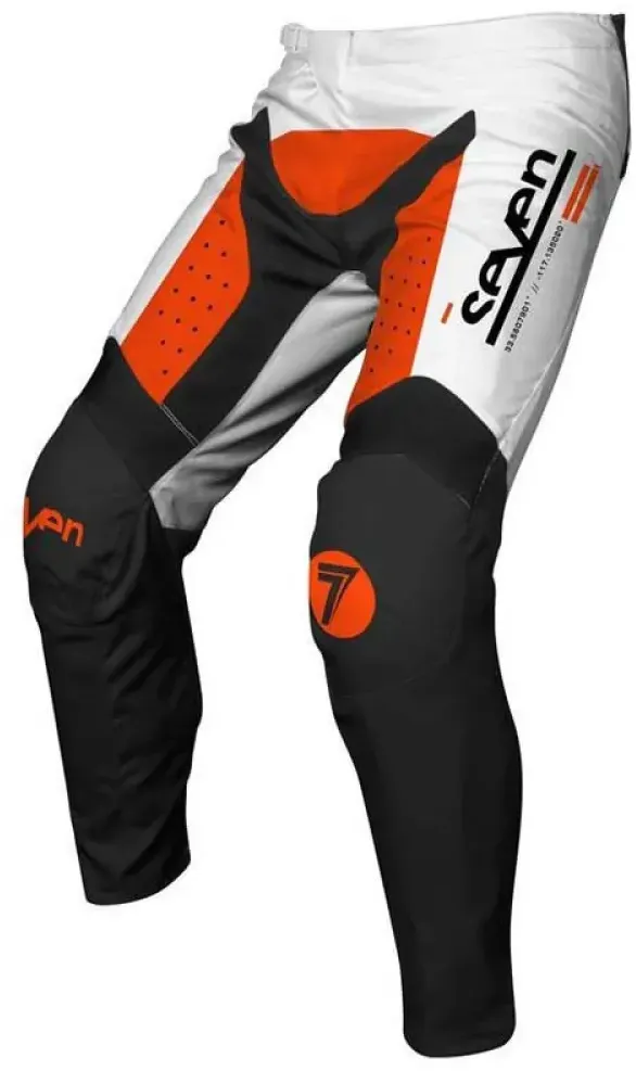 Seven Vox Aperture Offroad-hosen - Black / Orange / White - 8-9 Jahre