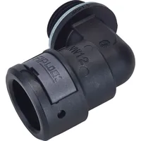Fränkische Rohrwerke 4890711300 AWPA-10M16PB Schlauchverschraubung Schwarz M16 x 1.5