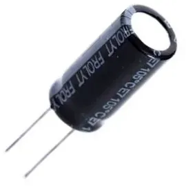 Frolyt E-KSU 10/63 6,8X12,5 Bipolarer Kondensator radial bedrahtet 2.5 mm 10 μF 63 V 20 % x L) 6.8mm x 12.5mm