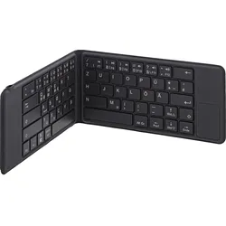 InLine faltbare Bluetooth Tastatur "BT-Pocket" - für bis zu 3 Bluetooth-Geräte