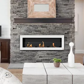 Homcom Ethanol-Kamin Weiß