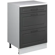Vicco Kommode Rion 60 x 81,6 cm Anthrazit