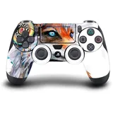 Head Case Designs Offizielle Zugelassen Pixie Cold Fuchs Kunst Mix Matte Vinyl Haut Gaming Aufkleber Abziehbild Abdeckung kompatibel mit Sony Playstation 4 PS4 DualShock 4 Controller