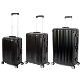 TRAVELHOUSE London Koffer-Set 3-tlg. schwarz