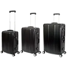 TRAVELHOUSE London Koffer-Set 3-tlg. schwarz