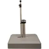 Liro Schirmständer Alu-Vario 50 kg Aluminium Grau