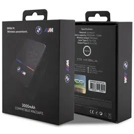 BMW Powerbank BMPBMS3K22PGVK 5W 3000mAh + Kabel M Collection
