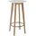 Wohnling Bartisch rund 60 x 110 cm Weiß