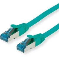 VALUE Patchkabel Kat.6A (Class EA) S/FTP (PiMF), LSOH, grün, 0,15 m