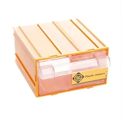 FORTE Tools K-30 Aufbewahrungsbox in 13,5x11,2x6 cm, Schubladenbox, Transparent, Kunststoff, mit Schublade, mit Schienensystem kombinierbar ( 000051144831 )