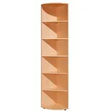 Geramöbel Eckregal 40 x 40 x 216 cm Braun