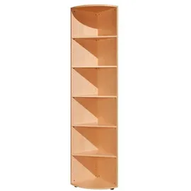 Geramöbel Eckregal 40 x 40 x 216 cm Braun