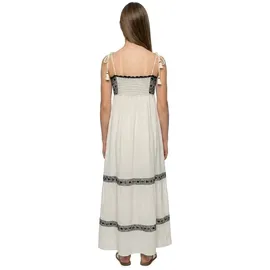 Pepe Jeans Ariel Kleid Ärmellos Beige/Blau L