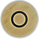 buschwerk LED-Deckenleuchte Heloise Alu, Eisen, Stahl & Metall