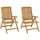 vidaXL Gartenstuhl 55 x 70 x 106 cm braun 2 St.