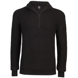 Brandit Textil Brandit Marine Pullover Troyer, schwarz, Größe 5XL