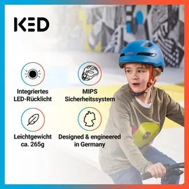 KED Pop-ii-lite 48-52 cm Unisex petrol/orange matt 2023