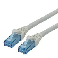 Roline Patchkabel Cat.6A UTP, Component Level, LSOH, grau, 0,5 m