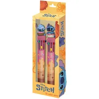 Disney Lilo und Stitch Mix-Set mit 2 10-Farben-Stiften, Gelb, 9,5 x 23 cm