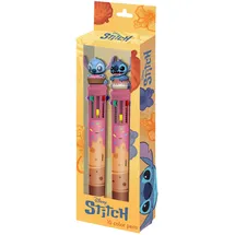 Disney Lilo und Stitch Mix-Set mit 2 10-Farben-Stiften, Gelb, 9,5 x 23 cm