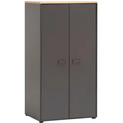 Tchibo - Mehrzweckschrank »Solea« - 80,5x60x155cm - anthrazit - Holz / Metall / Kunststoff