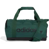 Adidas Unisex Essentials Linear Duffel Bag, Collegiate Green/Black, XS