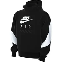 Nike Air Fleece Hoodie Kinder 010 black/white/white L 147-158