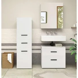 INOSIGN Waschbeckenunterschrank Skara 60 x 55 cm Weiß