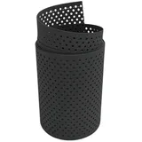 zaun|zu® Sichtschutzstreifen 2,55 m Anthrazit Metall 2 St.