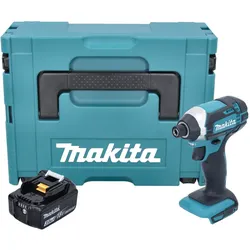 Makita DTD 152 F1J Akku Schlagschrauber 18V 165Nm + 1x Akku 3,0Ah + Makpac - ohne Ladegerät