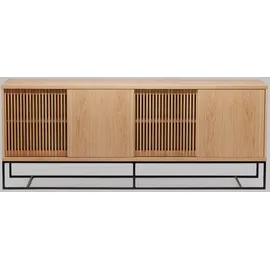 WoodMan Ende 188 x 75 x 45 cm Braun / Beige