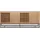 WoodMan Ende 188 x 75 x 45 cm Braun / Beige