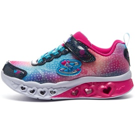 SKECHERS Flutter Heart Lights Simply Love Sneakers,Sports Shoes, Navy Synthetic/Mesh, 35 EU